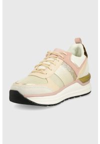 U.S. Polo Assn. sneakersy kolor różowy. Nosek buta: okrągły. Zapięcie: sznurówki. Kolor: różowy. Materiał: guma. Obcas: na platformie #2