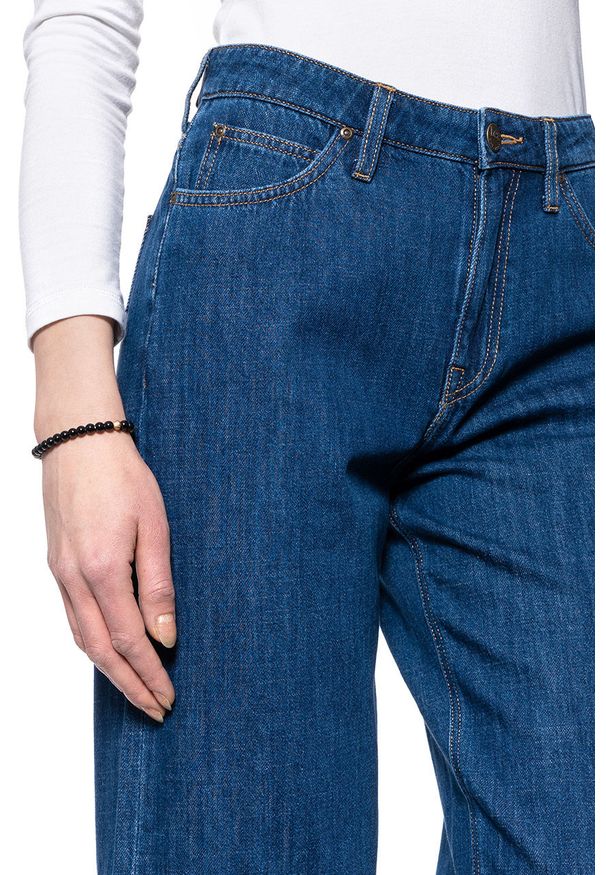 Lee - DAMSKIE SPODNIE JEANSOWE LEE Wide Leg RINSE L30SNA36 112106654