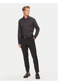 BOSS - Boss Koszula H-Joe 50527626 Czarny Slim Fit. Kolor: czarny. Materiał: bawełna