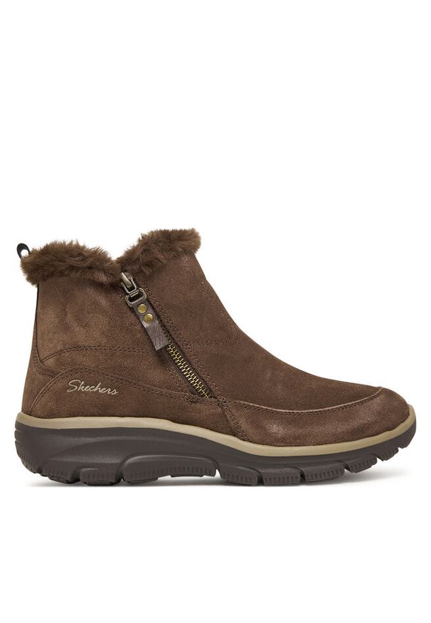 skechers - Botki Skechers. Kolor: brązowy