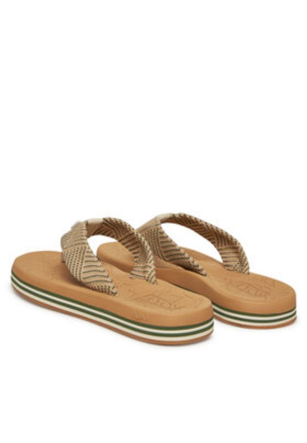 Roxy Japonki ARJL100899 Beżowy. Kolor: beżowy. Materiał: materiał