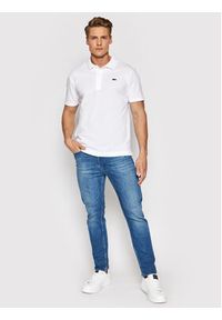 Lacoste Polo YH4801 Biały Slim Fit. Typ kołnierza: polo. Kolor: biały. Materiał: bawełna #3