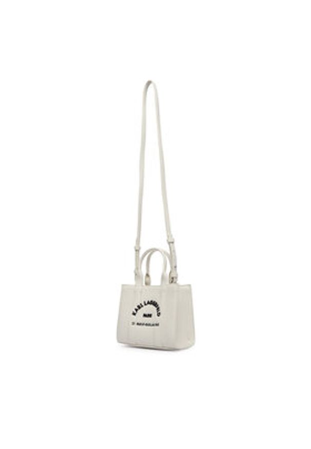 Karl Lagerfeld - KARL LAGERFELD Torebka B1W30042 Biały. Kolor: biały. Materiał: skórzane
