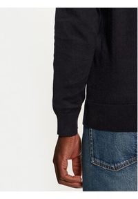 Brave Soul Sweter MK-273PLACKETC Granatowy Regular Fit. Kolor: niebieski. Materiał: bawełna #3