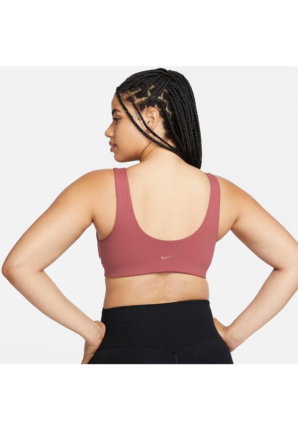 Stanik Sportowy Nike W Nk Df Allate U. Kolor: różowy. Sport: fitness