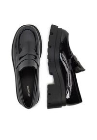 DeeZee Loafersy 8-405-3 Czarny. Kolor: czarny. Materiał: skóra