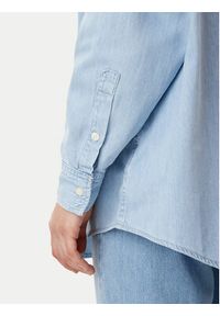 Calvin Klein Jeans Koszula jeansowa J20J225010 Błękitny Oversize. Kolor: niebieski. Materiał: bawełna