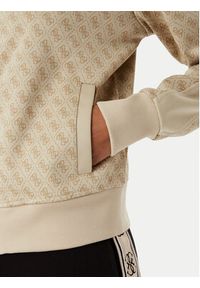 Guess Bluza V6RQ08 K2042 Beżowy Regular Fit. Kolor: beżowy. Materiał: syntetyk #3