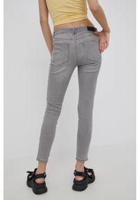 Vero Moda jeansy damskie medium waist. Kolor: szary