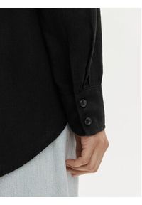 Vero Moda Koszula Linn 10305085 Czarny Relaxed Fit. Kolor: czarny. Materiał: len, wiskoza