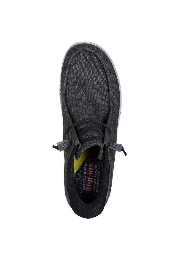 skechers - Buty sportowe męskie Skechers Melson Coronado. Kolor: czarny. Materiał: materiał