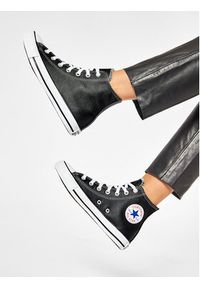 Converse Trampki Chuck Taylor All Star HI 132170C Czarny. Kolor: czarny. Materiał: skóra #6