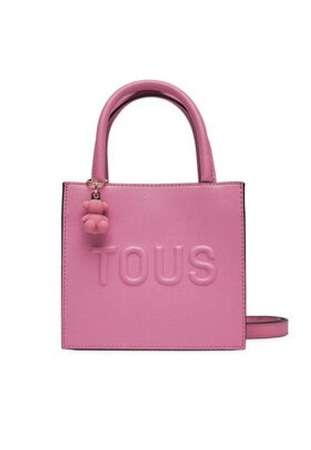 Tous - TOUS Torebka Brenda 2002106613 Różowy. Kolor: różowy. Materiał: skórzane