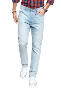 Wrangler - WRANGLER SPODNIE MĘSKIE SLIDER ICY BLUE W18RFH27D #6