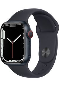 APPLE - Smartwatch Apple Watch 7 GPS + Cellular 41mm Czarny (MKHQ3WB/A). Rodzaj zegarka: smartwatch. Kolor: czarny #1