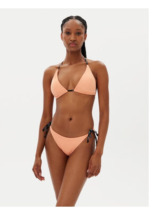 Hugo - HUGO Góra od bikini Pure 50535772 Pomarańczowy. Kolor: pomarańczowy. Materiał: syntetyk