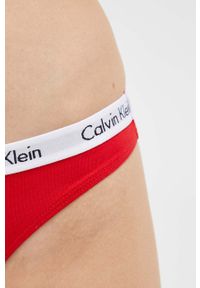Calvin Klein Underwear stringi kolor czerwony. Kolor: czerwony #2