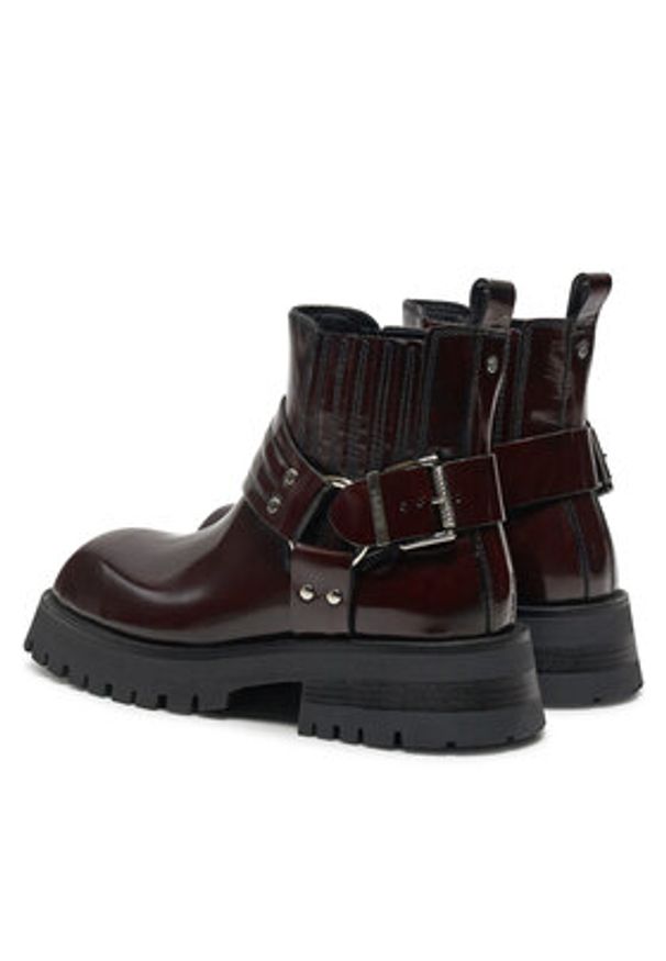 Bronx Botki Qui-Nn 47594-OS Czarny. Kolor: czarny. Materiał: skóra