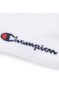 Champion Zestaw 3 par wysokich skarpet dziecięcych Sneaker U34577 WW001 Biały. Kolor: biały. Materiał: materiał, bawełna