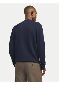 Jack & Jones Sweter Merino 12216817 Granatowy Regular Fit. Kolor: niebieski. Materiał: wełna #4