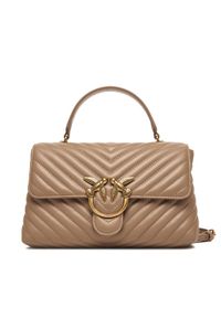 Pinko Torebka Love Lady Puff Classic Cl Brązowy. Kolor: brązowy. Materiał: skórzane #1