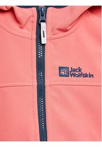 Jack Wolfskin Kurtka softshell Fourwinds 1608011 Różowy Regular Fit. Kolor: różowy. Materiał: syntetyk #2