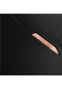 Wittchen - Duża walizka z polikarbonu z suwakiem w kolorze różowego złota czarna. Kolor: czarny. Styl: elegancki #7