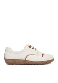 Go Soft Półbuty CEO-WI23-COMFORT-01 Écru. Materiał: skóra #1