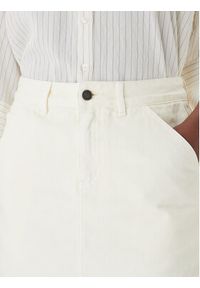 Eleh Spódnica jeansowa EL107 Écru Regular Fit. Materiał: bawełna #3