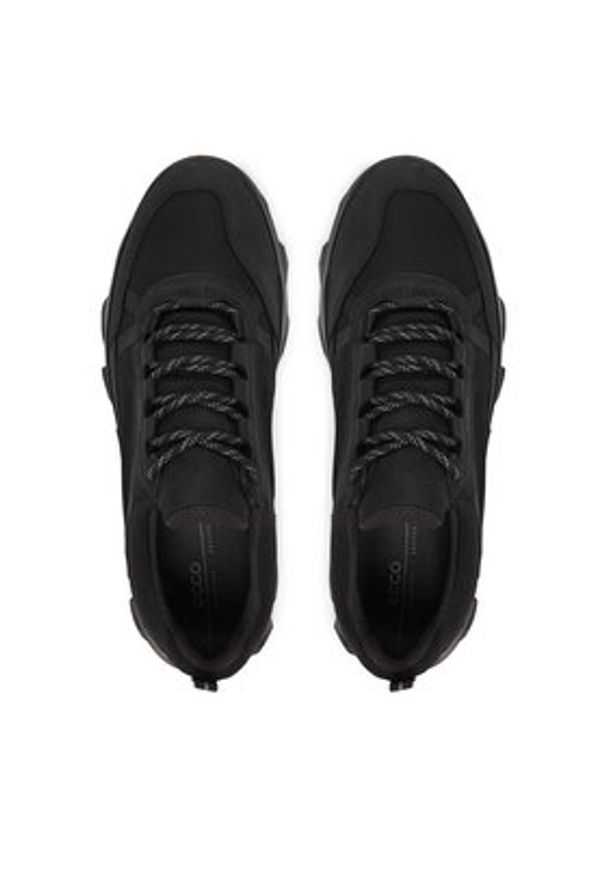 ecco - ECCO Sneakersy Mx 82032451052 Czarny. Kolor: czarny. Materiał: nubuk, skóra