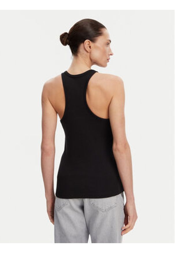 Calvin Klein Underwear Top LV00QS7492 Czarny Slim Fit. Kolor: czarny. Materiał: bawełna