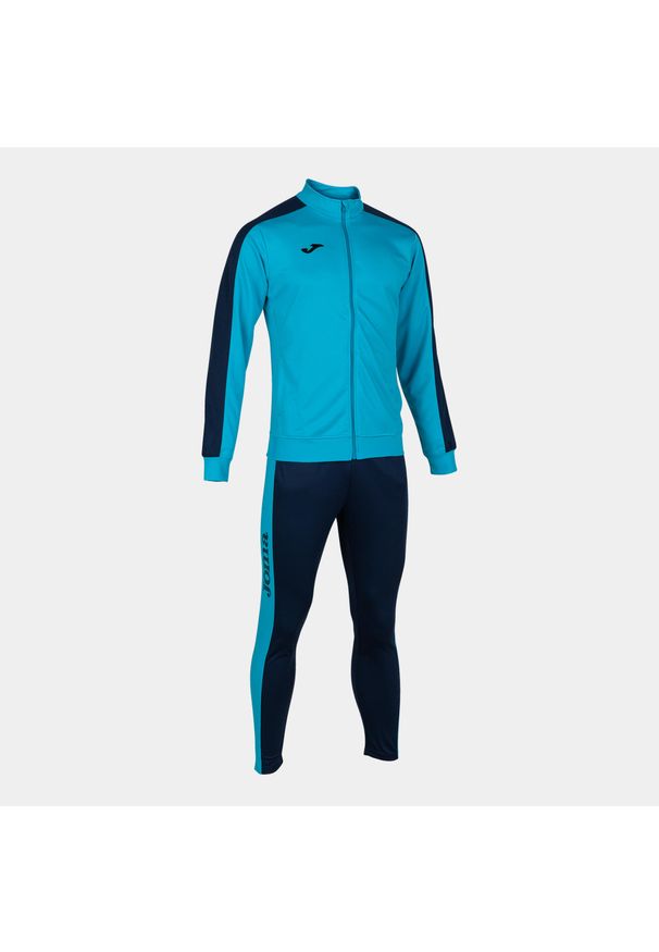 Dres do piłki nożnej męski Joma Academy III. Kolor: wielokolorowy, niebieski, czarny, zielony. Materiał: poliester, dresówka. Sport: piłka nożna