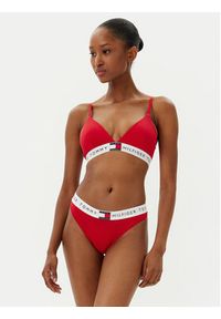 TOMMY HILFIGER - Tommy Hilfiger Stringi UW0UW06039 Czerwony. Kolor: czerwony. Materiał: bawełna #4