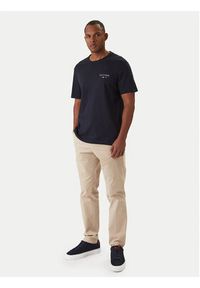 TOMMY HILFIGER - Tommy Hilfiger T-Shirt Brand Love MW0MW41456 Granatowy Regular Fit. Kolor: niebieski. Materiał: bawełna #5