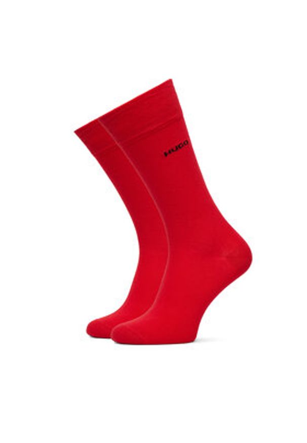 Hugo - HUGO Skarpety długie 50468099 Kolorowy. Materiał: bawełna. Wzór: kolorowy