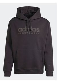 Adidas - adidas Bluza All Szn Fleece Graphic IW1202 Czarny Loose Fit. Kolor: czarny. Materiał: bawełna