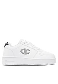 Champion Sneakersy Rebound Platform Glitter G Gs Low Cut Shoe S32872-CHA-WW009 Biały. Kolor: biały #1