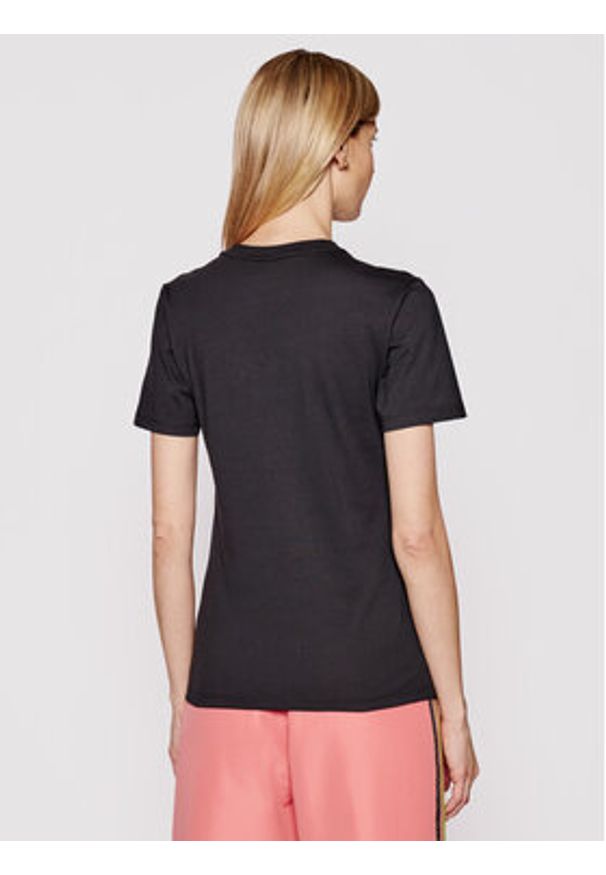 Adidas - adidas T-Shirt GN3043 Czarny Standard Fit. Kolor: czarny. Materiał: bawełna