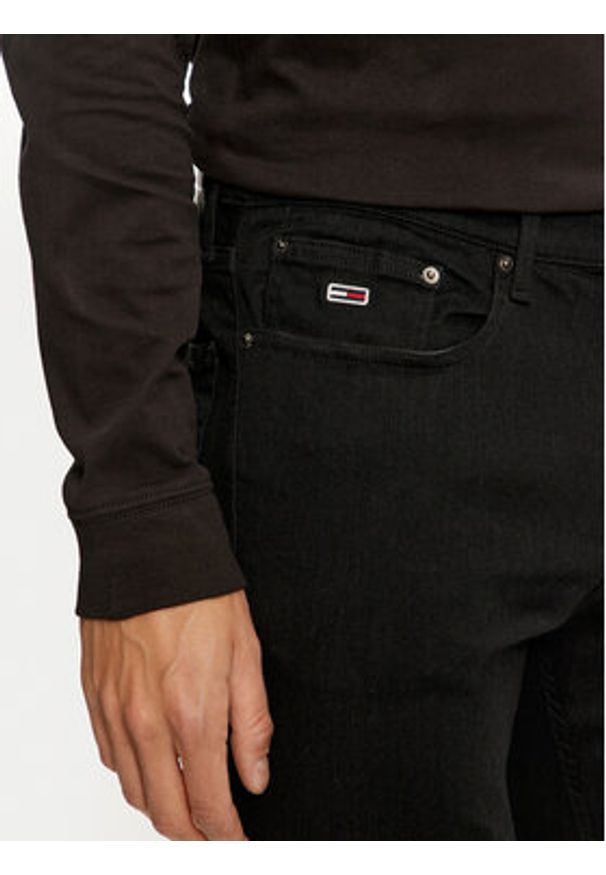 Tommy Jeans Jeansy Austin DM0DM20708 Czarny Slim Fit. Kolor: czarny