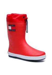 TOMMY HILFIGER - Kalosze Tommy Hilfiger Rain Boot T3X6-30766-0047 S Red 300. Kolor: czerwony #1