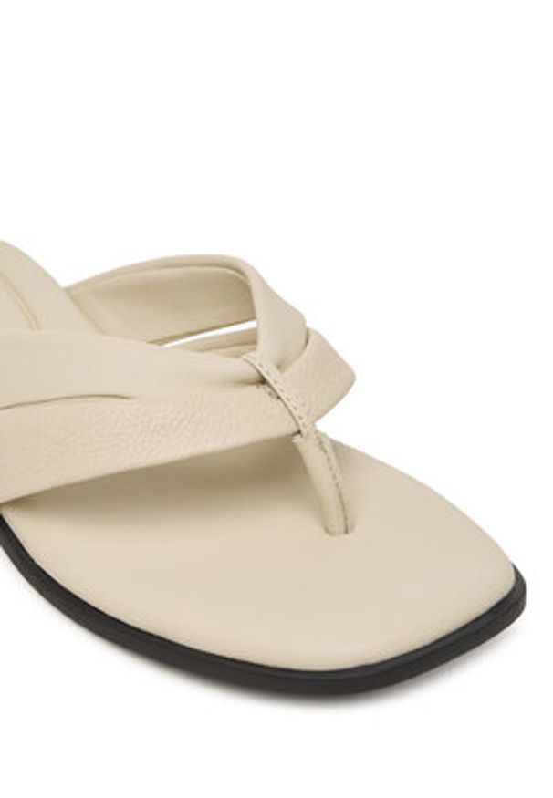 TOMMY HILFIGER - Tommy Hilfiger Japonki FW0FW09216 Écru. Materiał: skóra