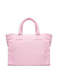 Pinko - Torebka PINKO. Kolor: różowy