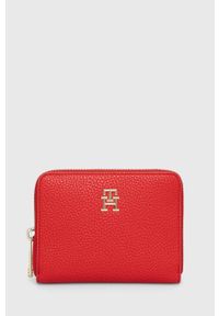 TOMMY HILFIGER - Tommy Hilfiger portfel damski kolor czerwony. Kolor: czerwony #1