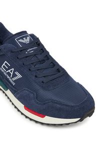 EA7 Emporio Armani Sneakersy 7X000380 AF19175 MZ230 Granatowy. Kolor: niebieski. Materiał: materiał #6
