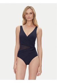 Hunkemöller Strój kąpielowy Shaping Shell 301235 Granatowy. Kolor: niebieski. Materiał: syntetyk #1