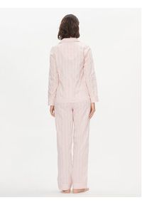 Lauren Ralph Lauren Piżama ILN92305 Różowy Regular Fit. Kolor: różowy. Materiał: bawełna