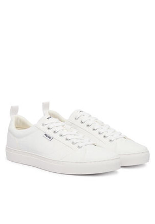 Hugo - HUGO Sneakersy Morrie 50558229 Biały. Kolor: biały. Materiał: materiał