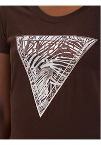Guess T-Shirt W6GI19 K3042 Brązowy Regular Fit. Kolor: brązowy. Materiał: bawełna #5