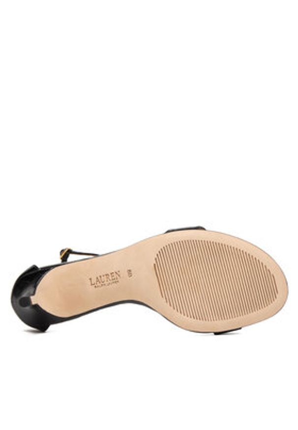 Lauren Ralph Lauren - LAUREN RALPH LAUREN Sandały 802P04399002 Czarny. Kolor: czarny. Materiał: skóra