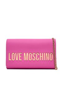 Love Moschino - LOVE MOSCHINO Torebka JC4103PP1OKD0604 Różowy. Kolor: różowy. Materiał: skórzane #1